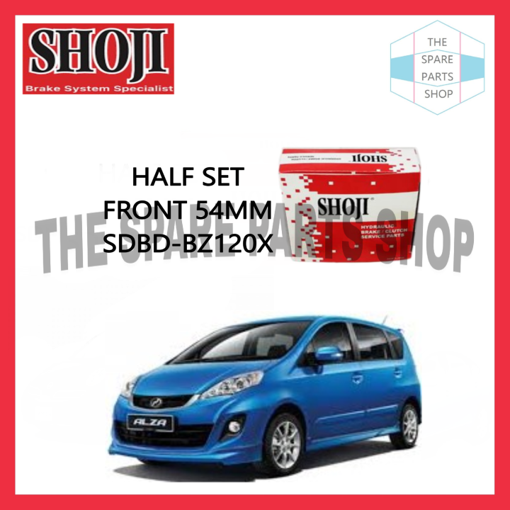 PERODUA ALZA FRONT 54MM DISC BRAKE CALIPER REPAIR KIT SHOJI (HALF SET