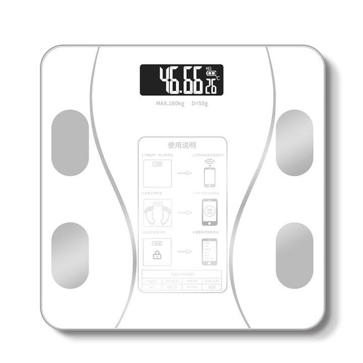 180-kg-digital-scale-for-weight-and-body-fat-smart-bmi-scale-bluetooth-wireless-bathroom-scale-rechargeable-body-composition-analyzer-with-smartphone-app-sync-180-kg-digital-weight-scale-body-fat-comp