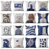 【JH】 Abstract Figure Cover Manufactor Wholesale Printed Sofa Soft Decoration Cushion