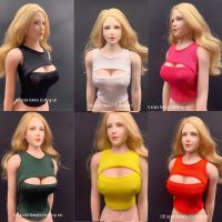 In Stock PH UD LD 1/6 Scale Female Soldier Model Clothes Sexy Elastic Leaky Chest Vest Underwear For 12 Inch Action Figure Doll