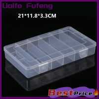 Uaifo กล่องเก็บของส้อมผลไม้ใสกล่องจัดระเบียบกล่องที่เก็บพลาสติกแบบปรับได้สำหรับเด็กผลไม้ตัวจัดการส้อมกล่องจัดแสดง