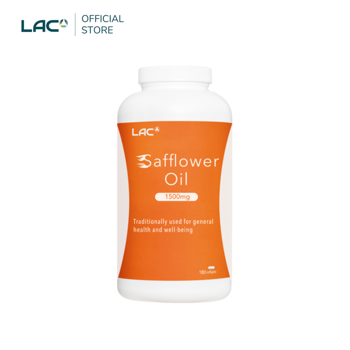 [Expiry Jun 2026] LAC Safflower Oil 1500mg (180 Softgels) Lazada