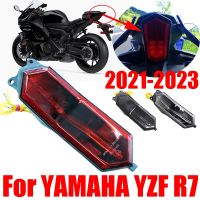 อุปกรณ์เสริมสำหรับยามาฮ่า YZF R7 2021 2022 2023อุปกรณ์เสริม LED ไฟท้ายแบบรวมหลังสัญญาณเลี้ยวเบรคไฟตัวบ่งชี้ไฟกระพริบ