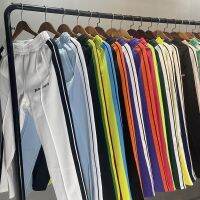 The correct version of Palm rainbow side striped casual trousers Angels palm angel sports pants spring and autumn men and women