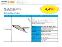 โซล่าเซลล์ Solar cell แบบแยกแผง ไม่มีหรี่ไฟ โคมไฟถนน โคมไฟชายคาบ้าน ติดตั้งง่าย ไม่ต้องใช้ไฟฟ้า ขนาด 300W, 33,000 LM แสงสีขาว ปิด-เปิดเองอัตโนมัติ