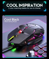 【City of Angels】เมาส์สำหรับเล่นเกม Ergonomic 5500 DPI USB คอมพิวเตอร์ Gamer RGB Mice Macro Programming Mechanical สำหรับแล็ปท็อปเกม