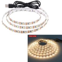 【✔In stock】 na07037036036666 เทปตกแต่งทีวีแถบ Led Usb Dc 5V เส้นไฟ Rgb 60Leds/M 3528 Smd 50Cm 1M 2M 3M 4M 5M ไฟพื้นหลัง