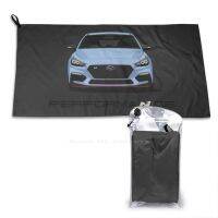 △◇♤ I30N ( Blue ) Sport Towels Outdoor Hiking Cycling Swimming Hyundai I30N N Performance Hot Hatchback Fastback Sportscar Racecar