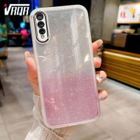 VRQR เคสสำหรับ Vivo โทรศัพท์ S1 IQOO NEO 1907เคสกันกระแทกกล้องรวมทุกอย่างใสไล่ระดับเคสลายกากเพชรระดับสีระดับสูง