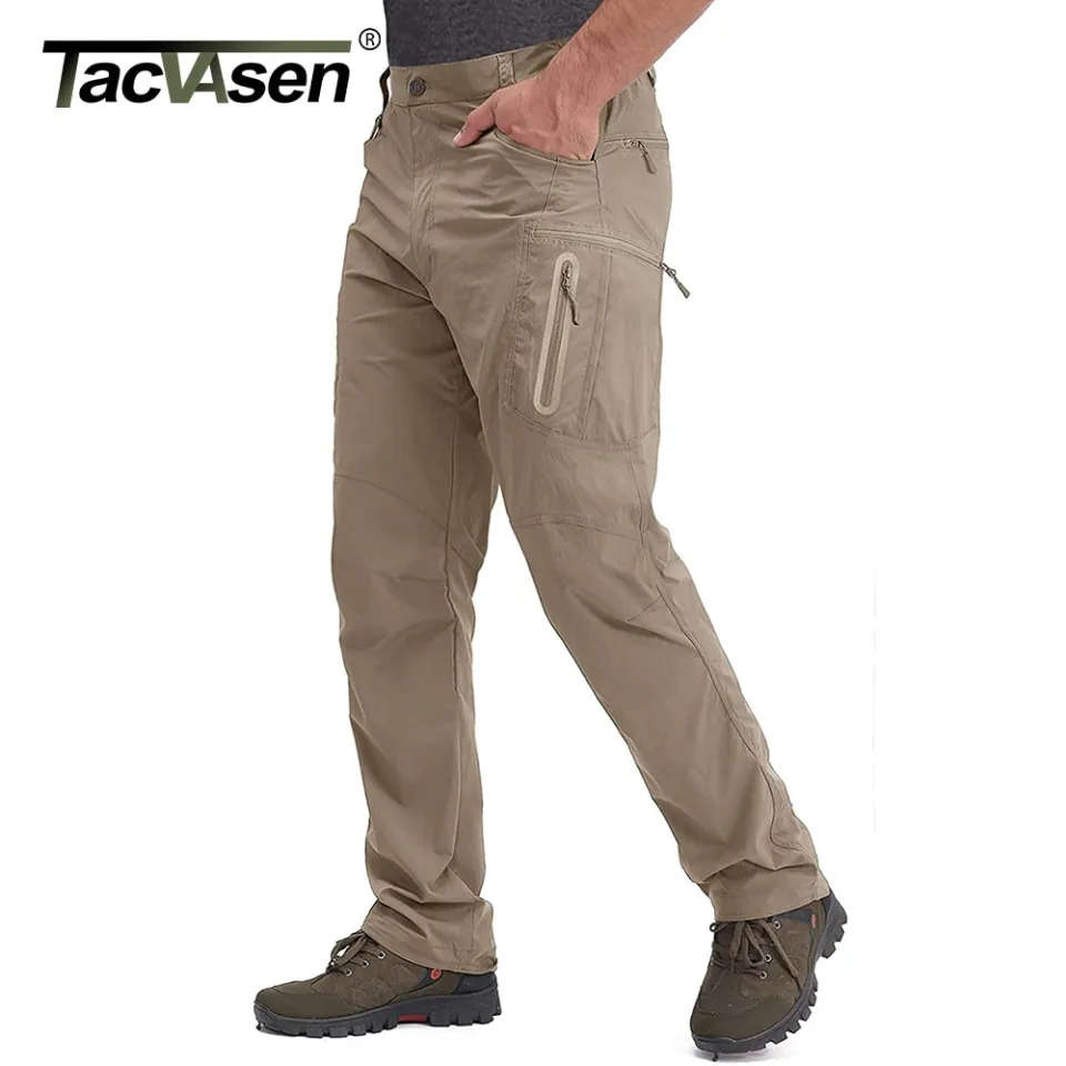 Quick Dry Men's Outdoor Fishing Long Pants Hiking Trousers - Giày & trang  phục thể thao