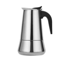 กาต้มกาแฟ รุ่นสแตนเลส Moka Pot กาต้มกาแฟสด แบบพกพา เครื่องชงกาแฟแรงดัน ขนาด 4 / 6 ถ้วย MOKA POT