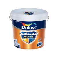 สีน้ำทาภายนอก DULUX WEATHERSHIELD ULTIMA ADVANCE BASE D เนียน 2.5 แกลลอนWATER-BASED EXTERIOR PAINT DULUX WEATHERSHIELD ULTIMA ADVANCE BASE D SHEEN 2.5GAL **ลดราคาจัดหนัก **