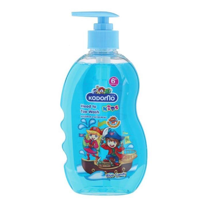 fernnybaby-โคโดโม-เบบี้-แชมพู-สบู่-kodomo-baby-shampoo-400ml-อาบ-สระ-โคะโดะโมะ-สำหรับเด็ก-รุ่น-ยาสระผม-โคโดโม-สีฟ้า-บลูแคนดี้-400-มล