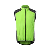 Cycling Windbreaker Vest Reflective Vest Ciclismo Cycling Vest Sleeveless Jersey Windproof MTB Downhill Biker Jersey Chaleco