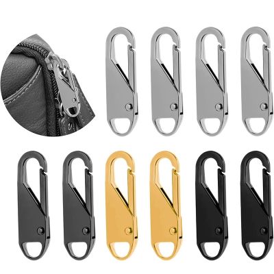 ♤❀ Zipper Slider Puller Instant Zipper Repair Kit Replacement For Broken Buckle Travel Bag Suitcase Zipper Head DIY Sewing Craft