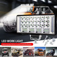 รถ7นิ้ว LED12v24v60v80v57 หลอดไฟสว่าง ไฟหน้า3แถว ไฟหน้ารถพ่วง ไฟแรง รถเกี่ยวข้าว ไฟหน้ารถบรรทุก ไฟกระพริบ งานเหลี่ยม