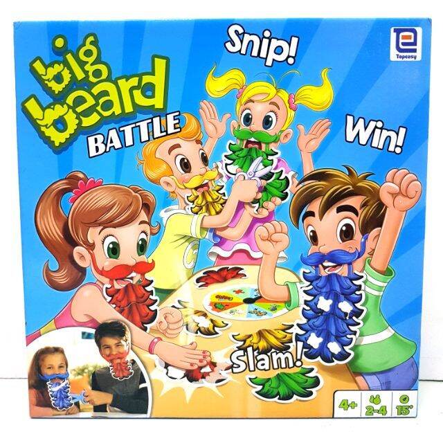 YMS Genuine Board Games Big Beard Battle Beard Cutting Big Battle