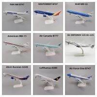 20ซม. USA Sud-Ovest PANAM N FORCE ONE Fertilian 1938 Coreano B787 B747 A380 Diecast Moo Di Aereo Aereo Con Ruote