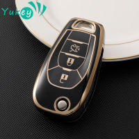 3ปุ่ม TPU Flip Key Car Key Case สำหรับ Chevrolet Cruze Spark Sonic Camaro โวลต์ Bolt Trax Malibu ฝาครอบ Fob พวงกุญแจ