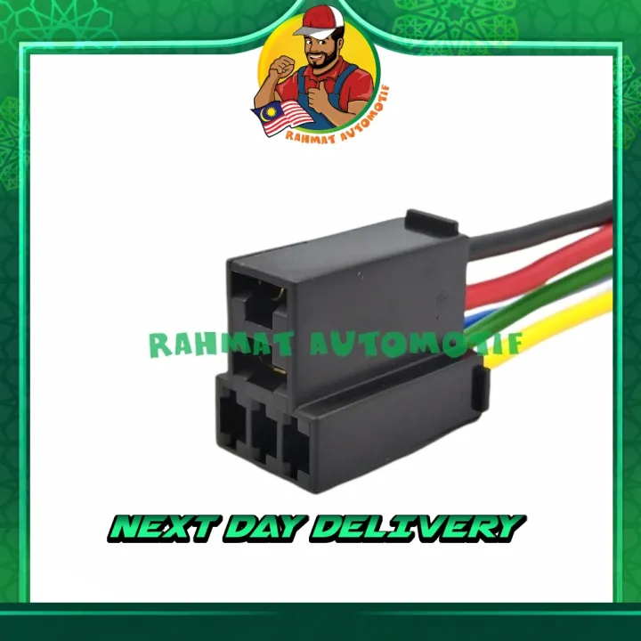 Proton Waja Headlamp Relay Aircond Relay Socket 4 PIN 5 PIN Lazada