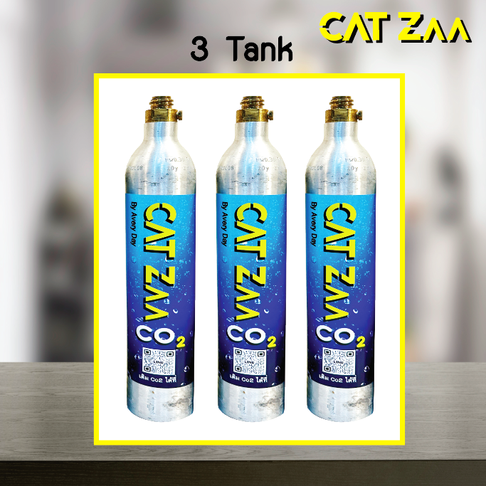 catzaa-c02-gas-tank-ขวด-co2-pack-3-พร้อมใช้-สำหรับเครื่องทำน้ำโซดา-สามารถส่งเติมแก็สได้ที่เรา-มีบริการหลังการขาย