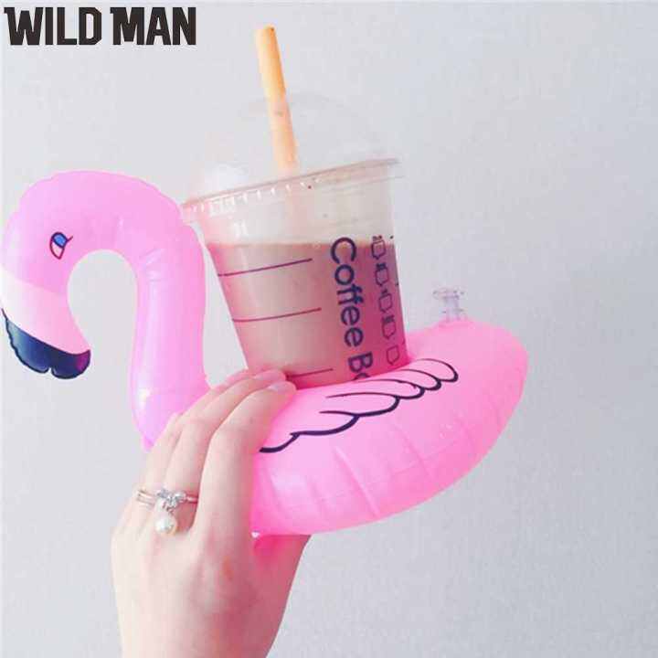 Float Inflatable Drink Cup Holder Pvc Floating Drink Cup Holder Pool