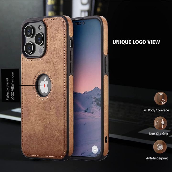 ultra-thin-slim-leather-phone-case-for-iphone-14-13-12-11-pro-max-xs-xr-x-se-7-8-plus-shockproof-bumper-soft-business-back-cover