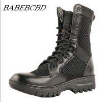 Bot Boots Men Botas Hombre รองเท้าบูทหนัง Light High Top Boots-In