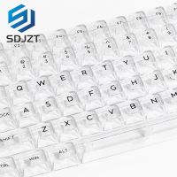 1 Set 132 keys DIY White Transparent Keycap set SA Profile DYE-SUB Keycaps for MX Mechanical Keyboard