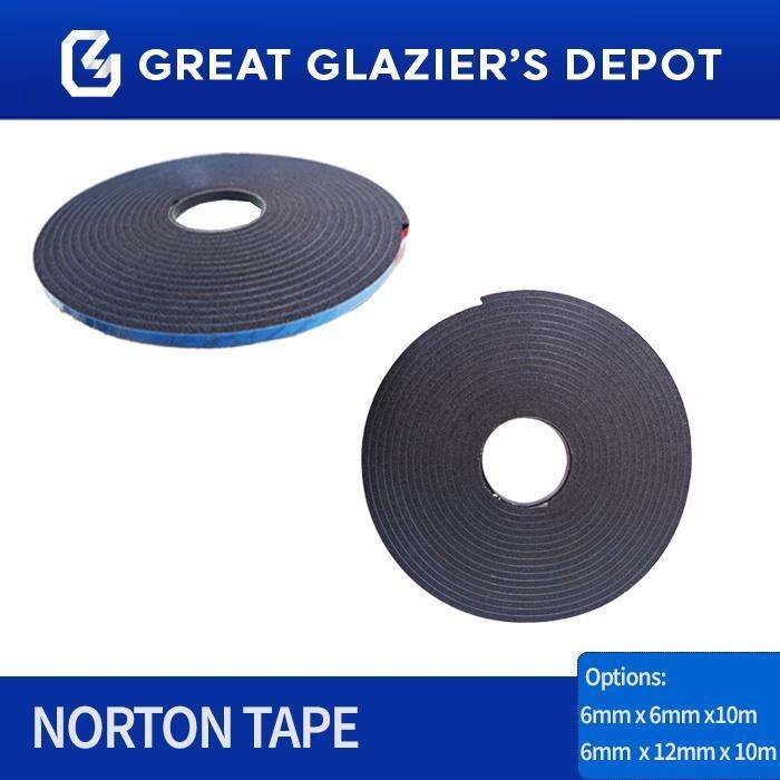 【COD】 Norton tape (Structural Glazing tape) 6mmx6mmx10meters Foam Tape Double Adhesive