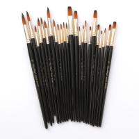 12Pcs/Set Professional Artist Paint Brush Acrylic Watercolor Oil Painting Tool Body Painting Brush Makeup Brushes Makeup Tools Drawing Painting Suppli