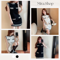 Mira_shop เดรสลุคคุณหนู เดรสสายฝอ  ชุดเดรสผู้หญิง ชุดมินิเดรส เสื้อแฟชั่นผญ 50047#