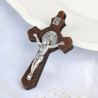 [Miqiangzi] Jesus Cristo Cross คริสเตียนไม้ไม้กางเขนสร้อยคอ DIY เครื่องประดับรูปกากบาทเครื่องประดับ