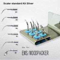 ทันตกรรม ESKS Scaler ชุดมาตรฐาน Sliver G1,G2,G4,P1,P3,พร้อมขาตั้งอุปกรณ์ทันตกรรมและวัสดุสำหรับ EMS นกหัวขวาน