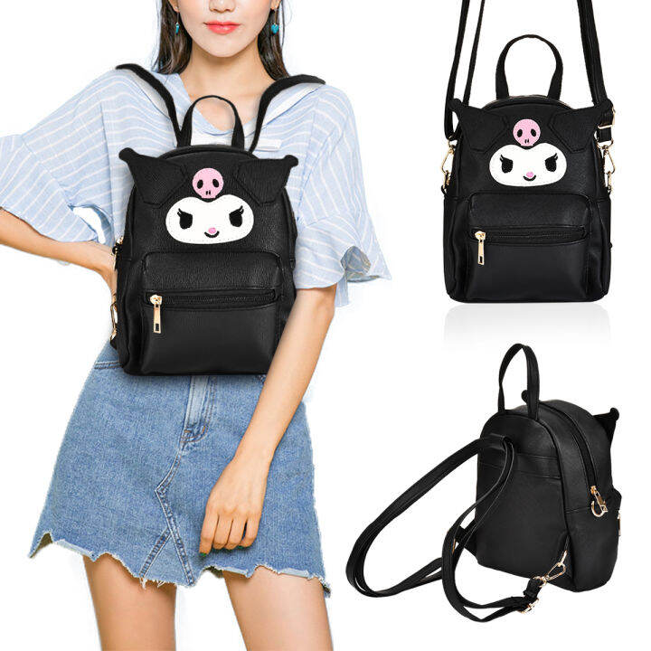 Crossbody bag Cute My Melody Kuromi Pu Leather Shoulder Messenger Bag