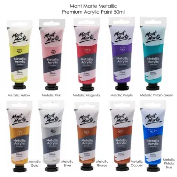 Shop Mont Marte Premium Fluoro Acrylic Paint 50ml with great discounts and  prices online - Dec 2023