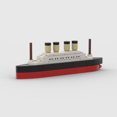 Titanic Cruise Ship Model Building MOC Blocks Bricks Boat Kit Construcrion Sets Children Assemble Toys