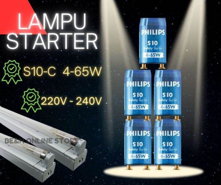 MEGA S10 FLUORESCENT LAMP STARTER / STARTER LAMPU Lazada