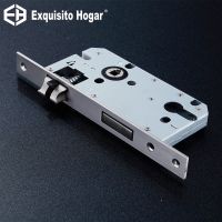 Stainless Steel 72X50 Lock Hardware Door Split Lock Body Wooden Door Lockcase Metal Square Panel