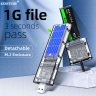 KEBETEME Vỏ SSD M2, Bộ Chuyển Đổi SSD M.2 Sang USB 3.0 Khung Gầm SATA Cho thumbnail