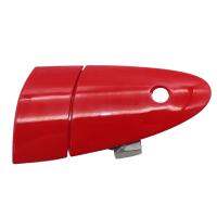 Front Driver Left Door Outer Handle Assembly Left Door Outer Handle Door Handle Cover 72181-SZT-003ZG for Honda CRZ CR-Z 2011-2015 Puller with Key Hole Red