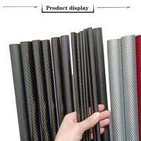 ‘；。】’ 2Pcs 3K Full Carbon Fiber Tube Twill Glossy High Composite Hardness DIY Japan Material Pipe Length 500Mm RC Airplane Accessories