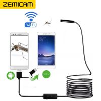 F160 WiFi Endoscope Camera No battery No charging 8mm Lens HD720P Soft Hard wire wireless inspection borescope for android IOS