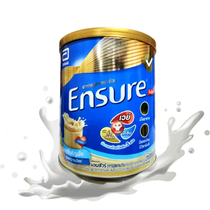 Ensure เอนชัวร์ ธัญพืช 400 กรัม Ensure Wheat 400g  อาหารเสริมสูตรครบถ้วน สำหรับผู้ใหญ่