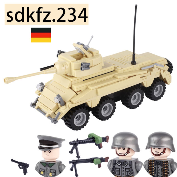 ww2ทหาร-series-หลัก-battle-tank-building-blocks-เยอรมัน-sd-kfz-ถังสวีเดนรถหุ้มเกราะทหารอาวุธอิฐของเล่นของขวัญ