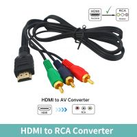 ♟❃ 1M HDMI to AV Scaler Adapter HD Video Composite Converter Box HD to RCA AV/CVSB L/R Video 1080P 4K30HZ Support NTSC PAL