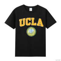 University of California, Los Angeles ncaa American University prestigious ucla printed peripheral T-shirt men’s cotton