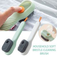 Multifunction Cleaning Brush Soft Bristled Liquid Shoe Brush Long Handle Clothes Brush Underwear Brush Household Cleaning Tools Shoes Accessories