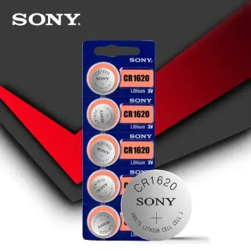 4 SONY Lithium CR1620 3v Batteries CR 1620, Replaces by Murata