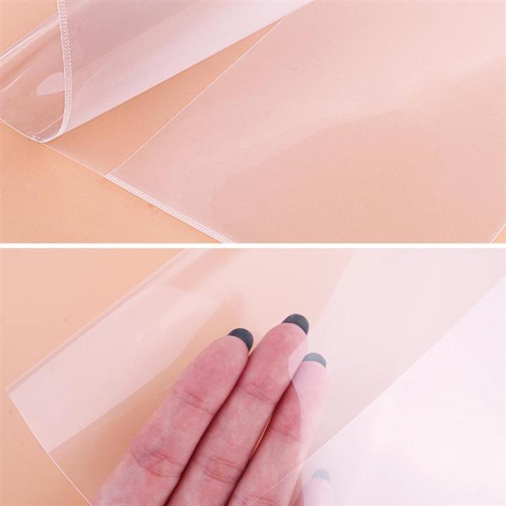 5pcs-16k-book-cover-clear-waterproof-textbook-cover-plastic-exercise-book-note-book-film-protector